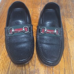 Gucci black loafers size 8 with dustbag